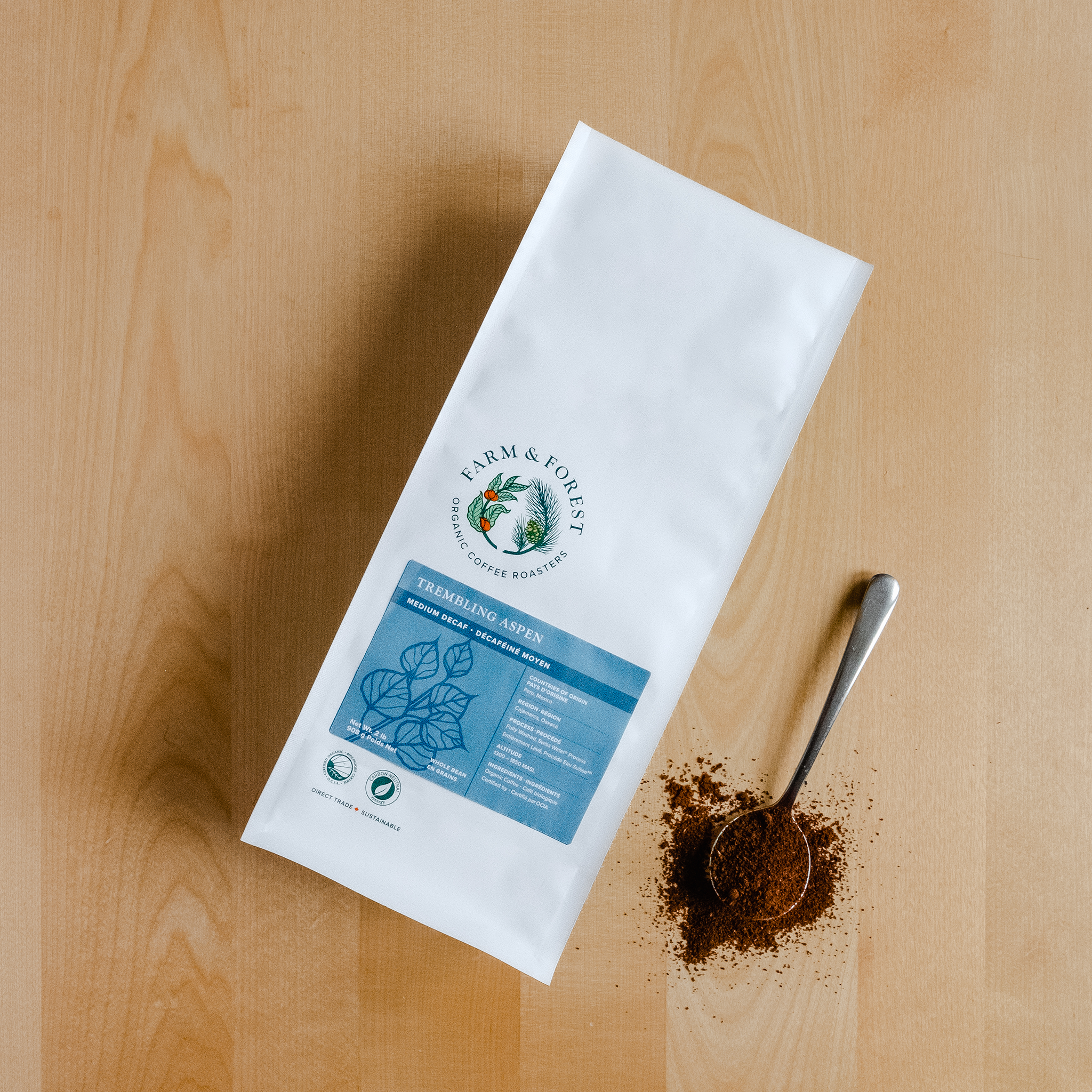 Organic Trembling Aspen SWP Decaf Coffee