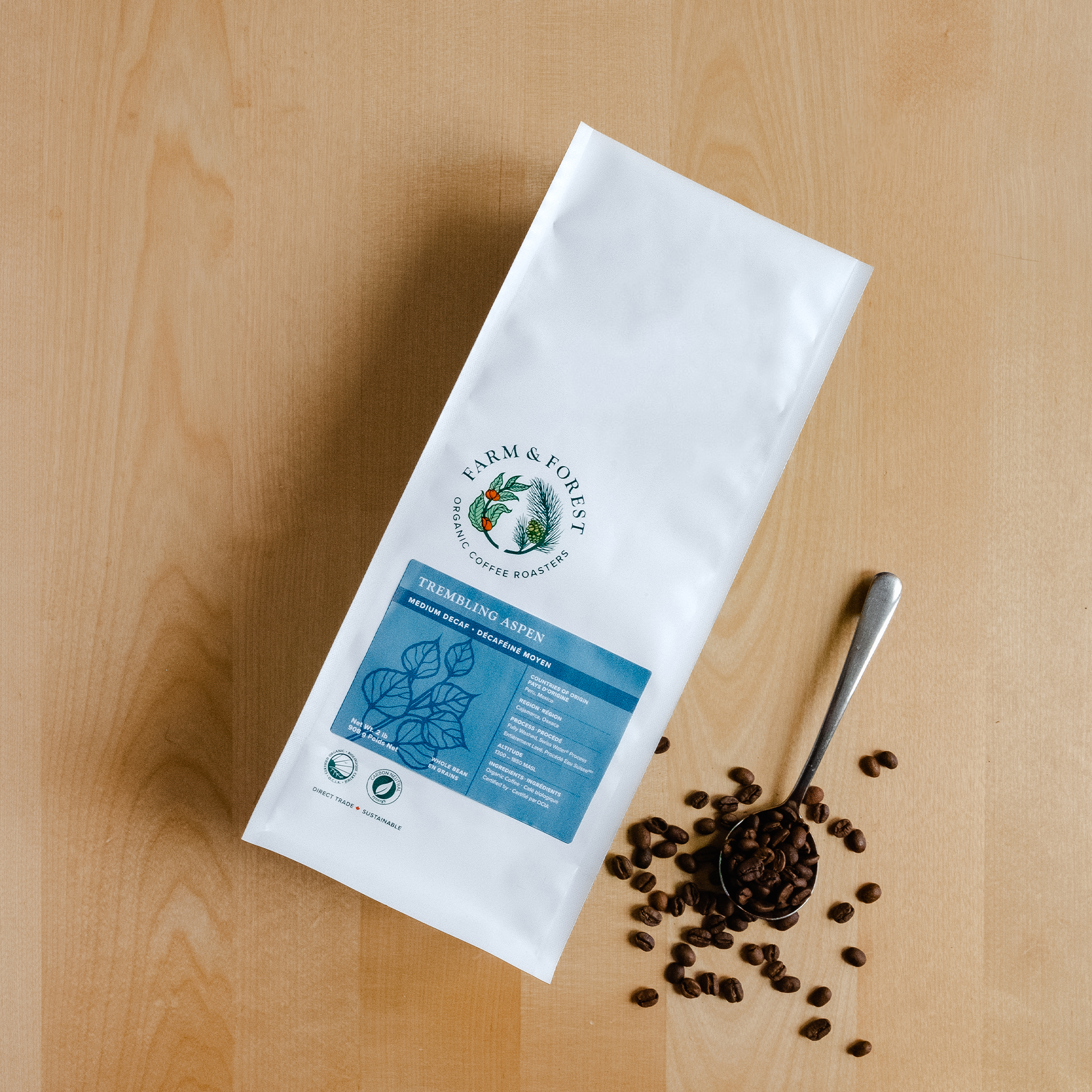 Organic Trembling Aspen SWP Decaf Coffee